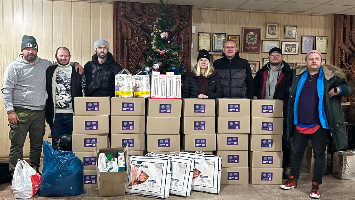 Humanitarian aid in Kharkiv